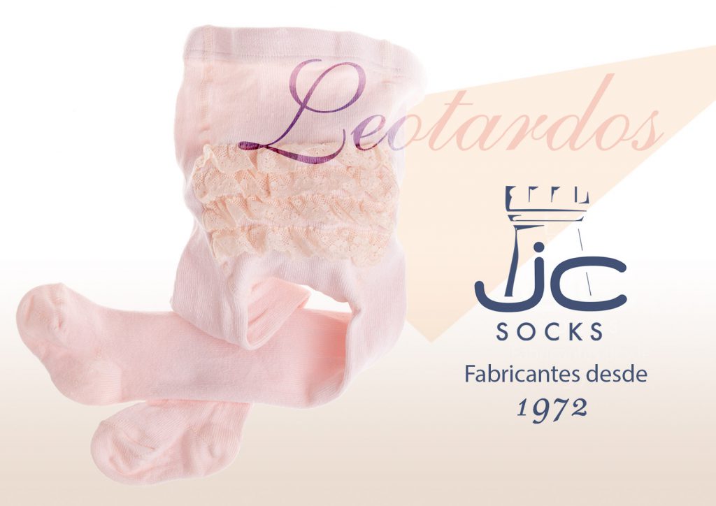 leotardos bebé con puntilla- JC Castellà fabricantes desde 1972
