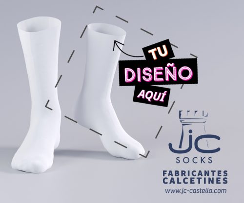 Estación marea Compositor Fabricación calcetines personalizados | JC Castellà fabricantes