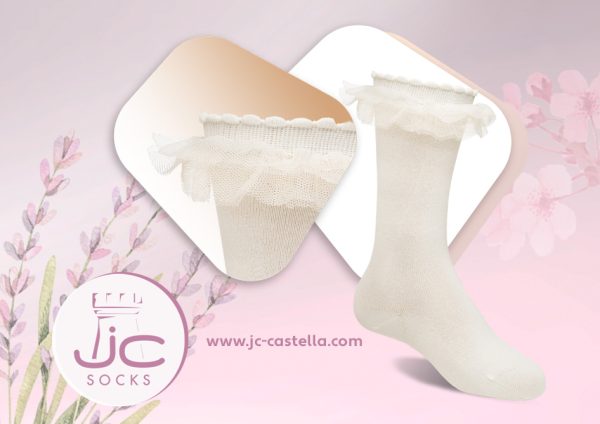 Calcetines de vestir de lana para hombre, calcetín de lana merino canalé  color marrón. JC Castellà …
